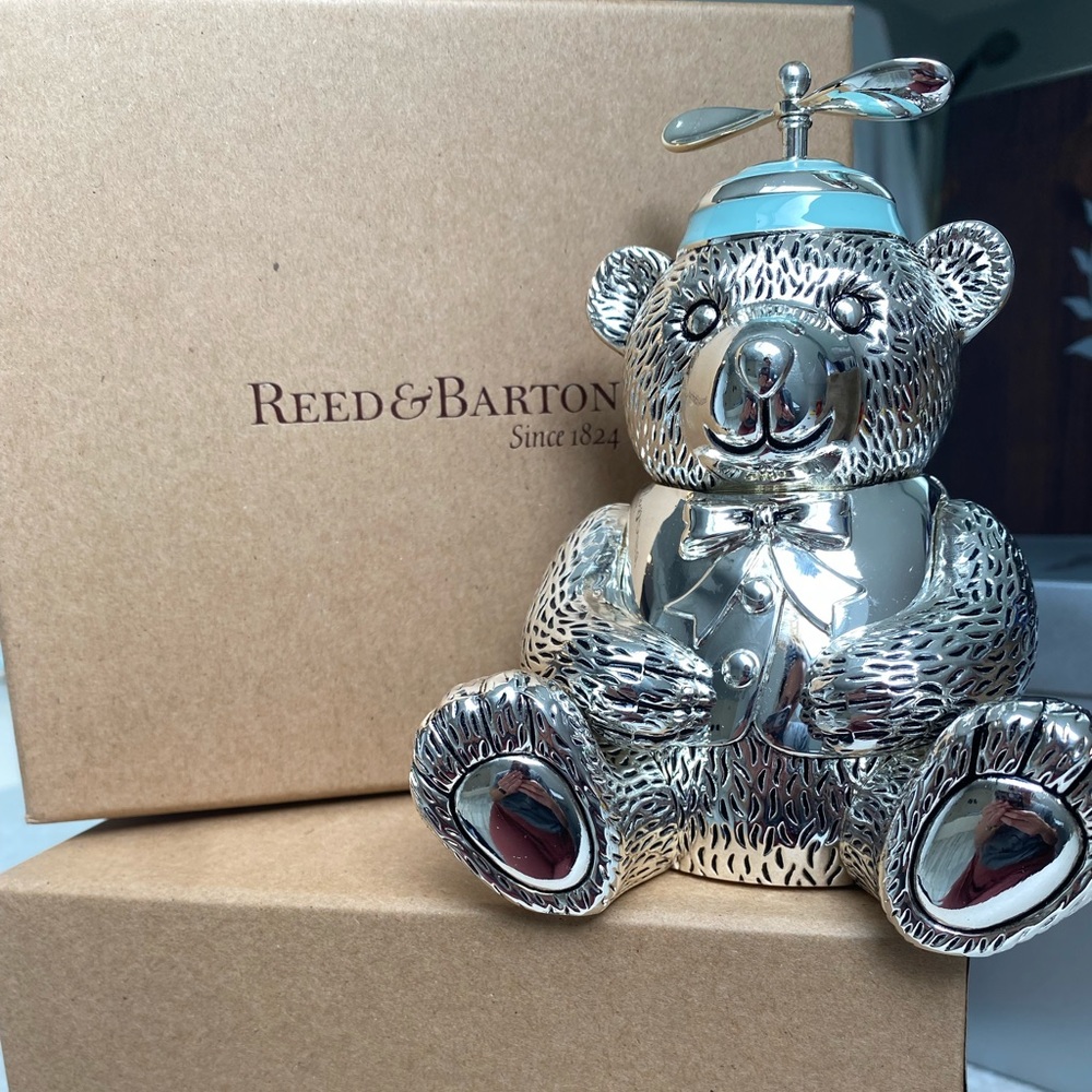 Reed & Barton teddy bear piggy bank